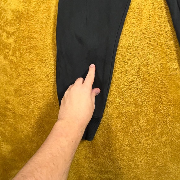 Nike Mens Black Jogger Sweatpants Athletic Tapered Fit size m - Picture 3 of 16